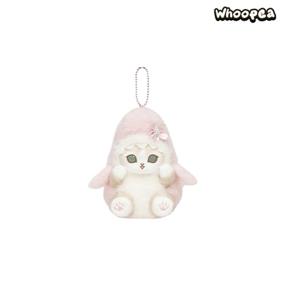 Mofusand Cherry Blossom Pink Series Plush Doll And Keychain