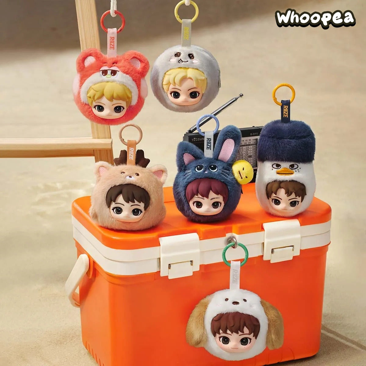 POP MART RIIZE Fluffy Club Series Mini Pouch Keychain Blind Box (PRE-ORDER)