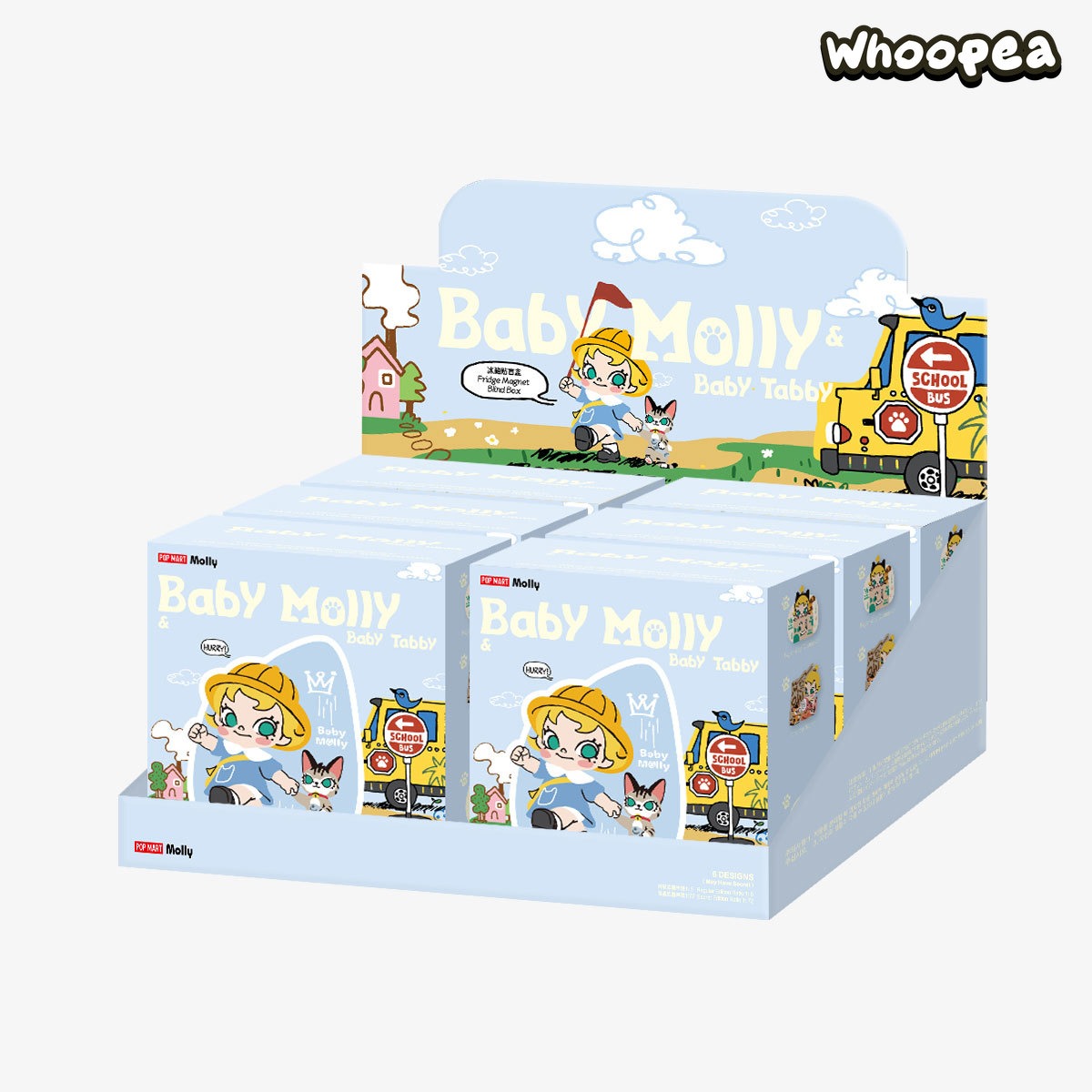 Baby Molly & Baby Tabby Series-Fridge Magnet Blind Box