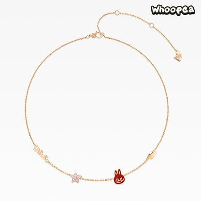 POPOP LOVE CHAPTER Series LABUBU Gemstone Necklace