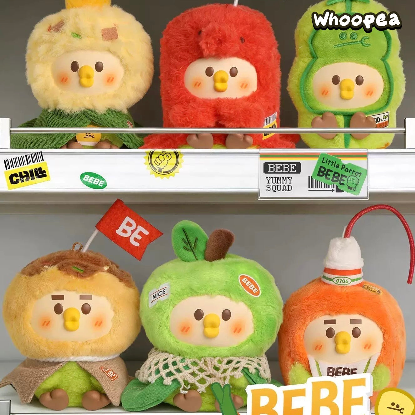 Little Parrot BEBE Foodie Club Series Plush Doll Blind Box