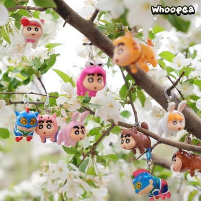 Crayon Shinchan Flying Super Power Series Mini Beans Figuren, Überraschungstüte 