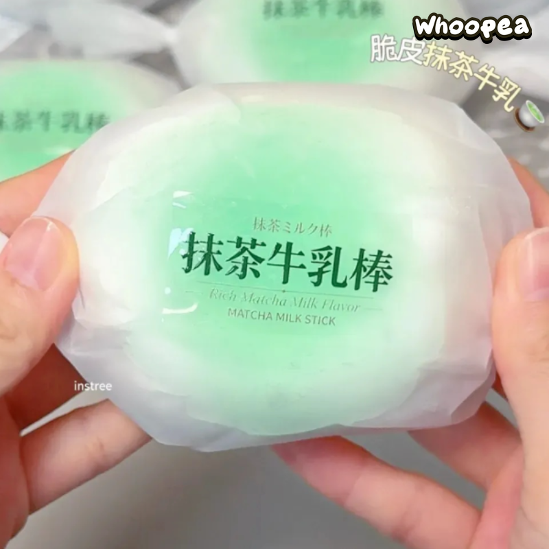 Matcha Milk Stick Wax-Cracking Squishy - Sensory Fidget Toy