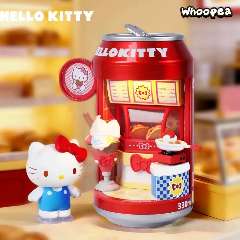 SANRI0 Soda Can Dessert Shop Street Series Figure Blind Box