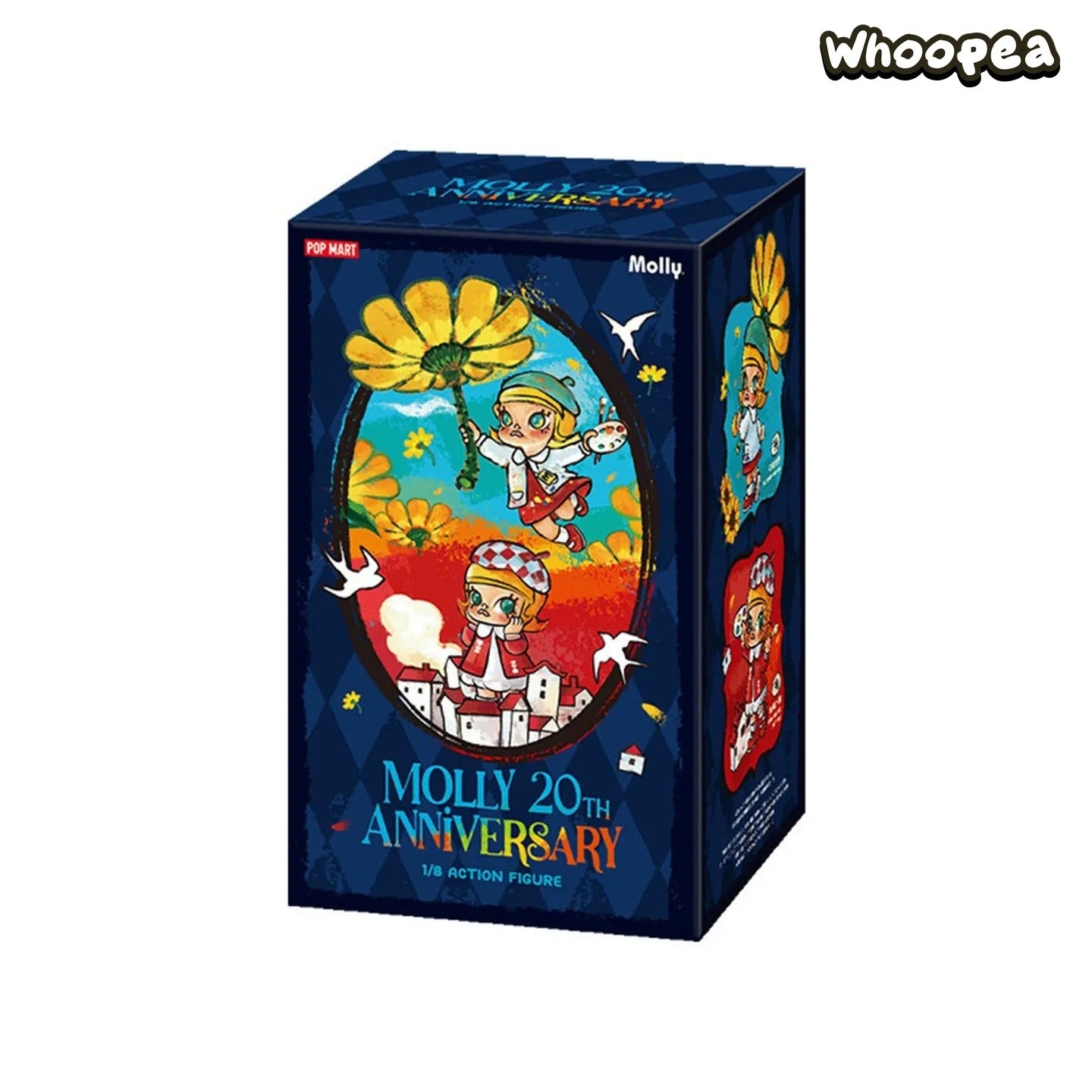 POP MART MOLLY 20th Anniversary Series 1/8 Action Figure Blind Box
