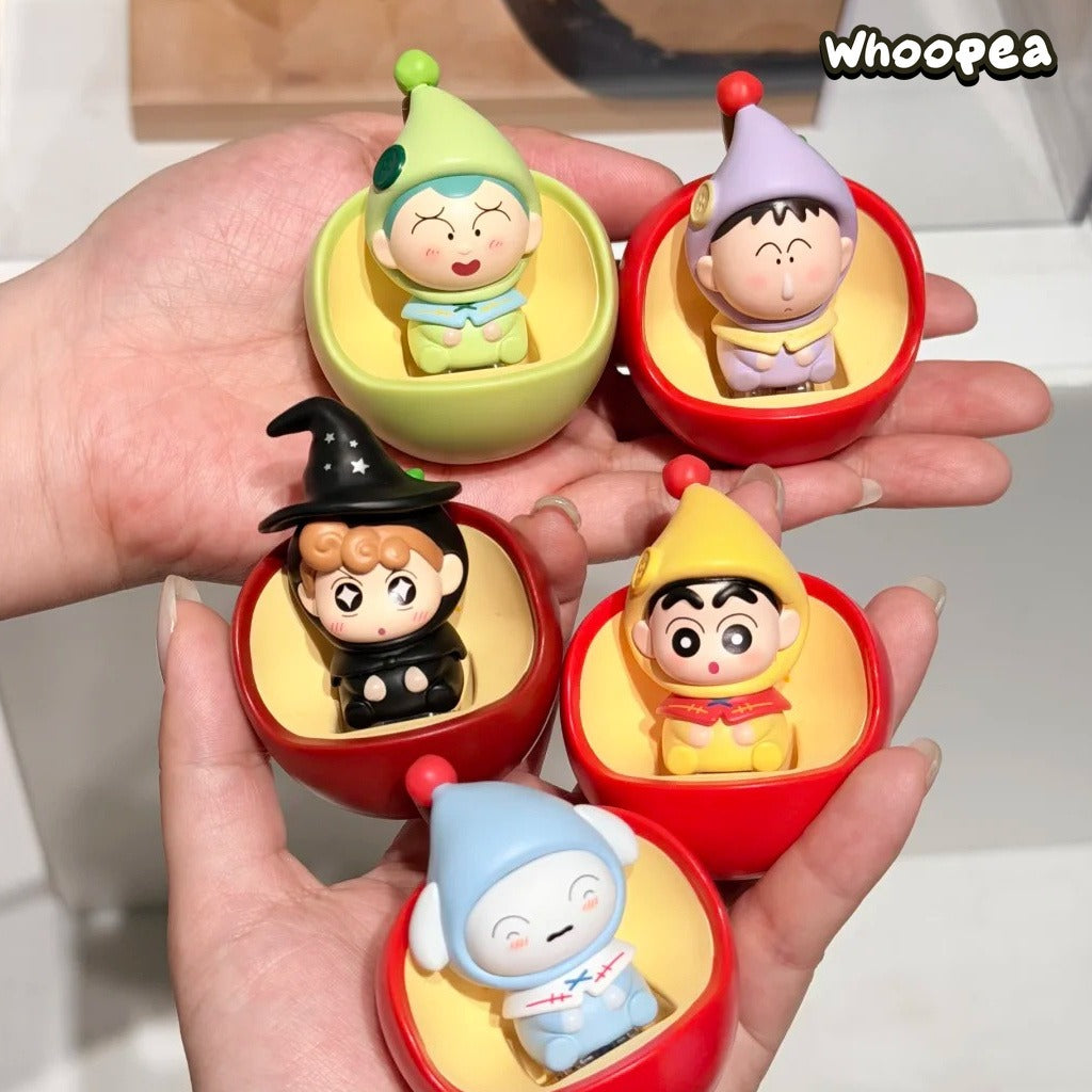 Crayon Shin-chan Dwarf Fairytale Series Bobblehead Figures Blind Box