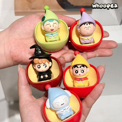 Crayon Shin-chan Dwarf Fairytale Series Bobblehead Figures Blind Box