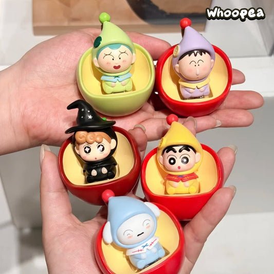 Crayon Shin-chan Dwarf Fairytale Series Bobblehead Figures Blind Box