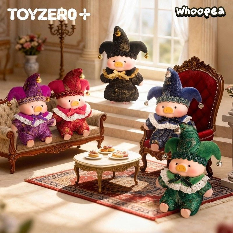 LuLu The Piggy Triangel PVC Face Plush Keychain Blind Box