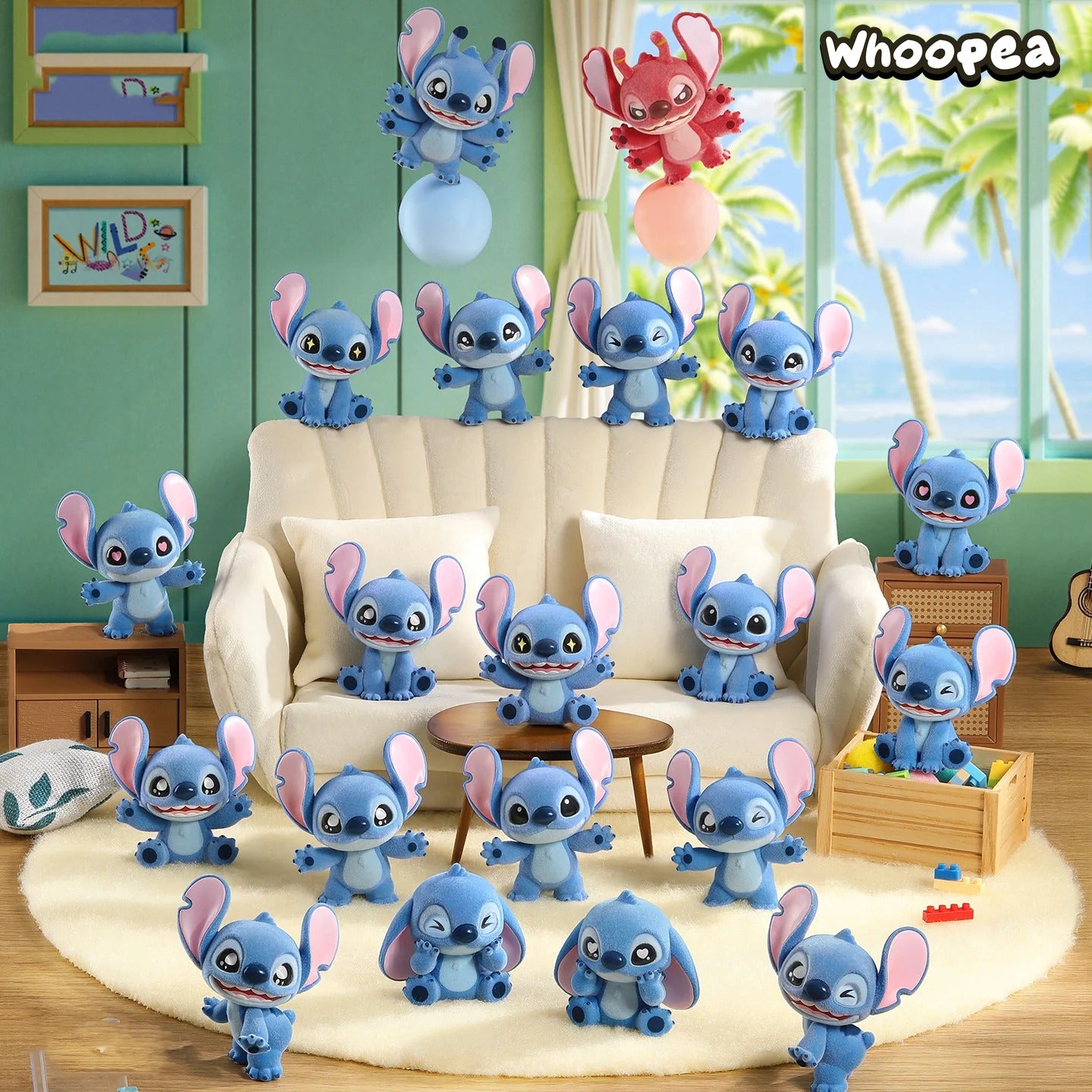 Stitch Mini Fluffy Series Figures Surprise Blind Bag