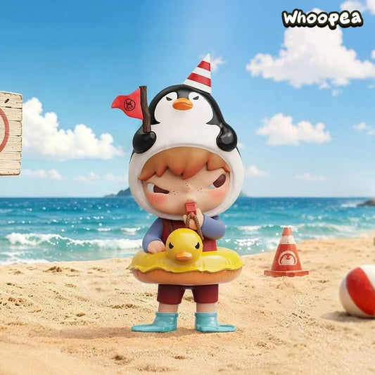 POP MART Hirono Penguin Lifeguard Figurine Hanging Card (PRE-ORDER)