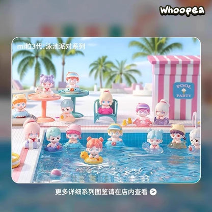 TNTSPACE Pool Party Series Mini Beans Figures, Blind Bag