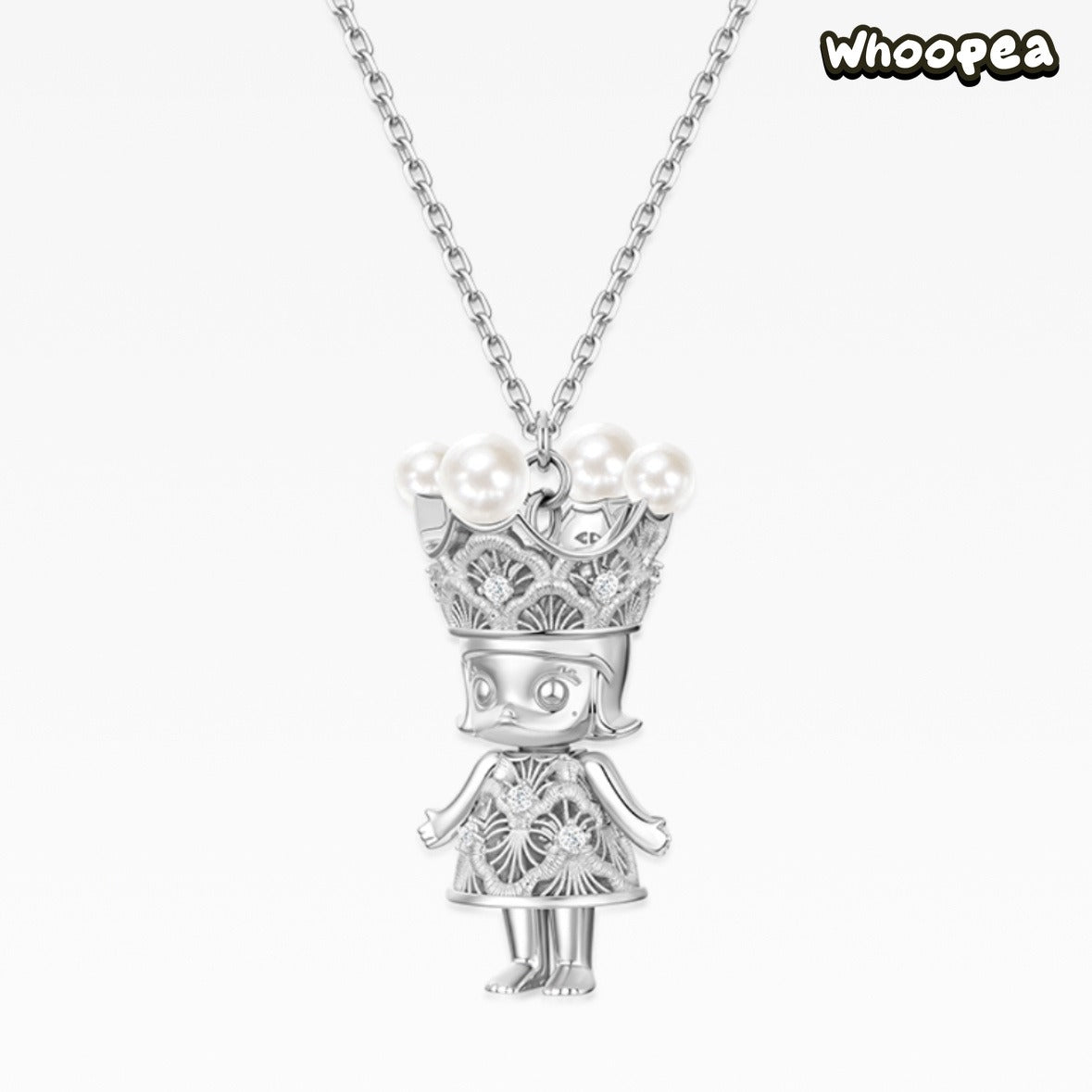 POP POP ROYAL MOLLY LACE Series Birthday Princess Necklace