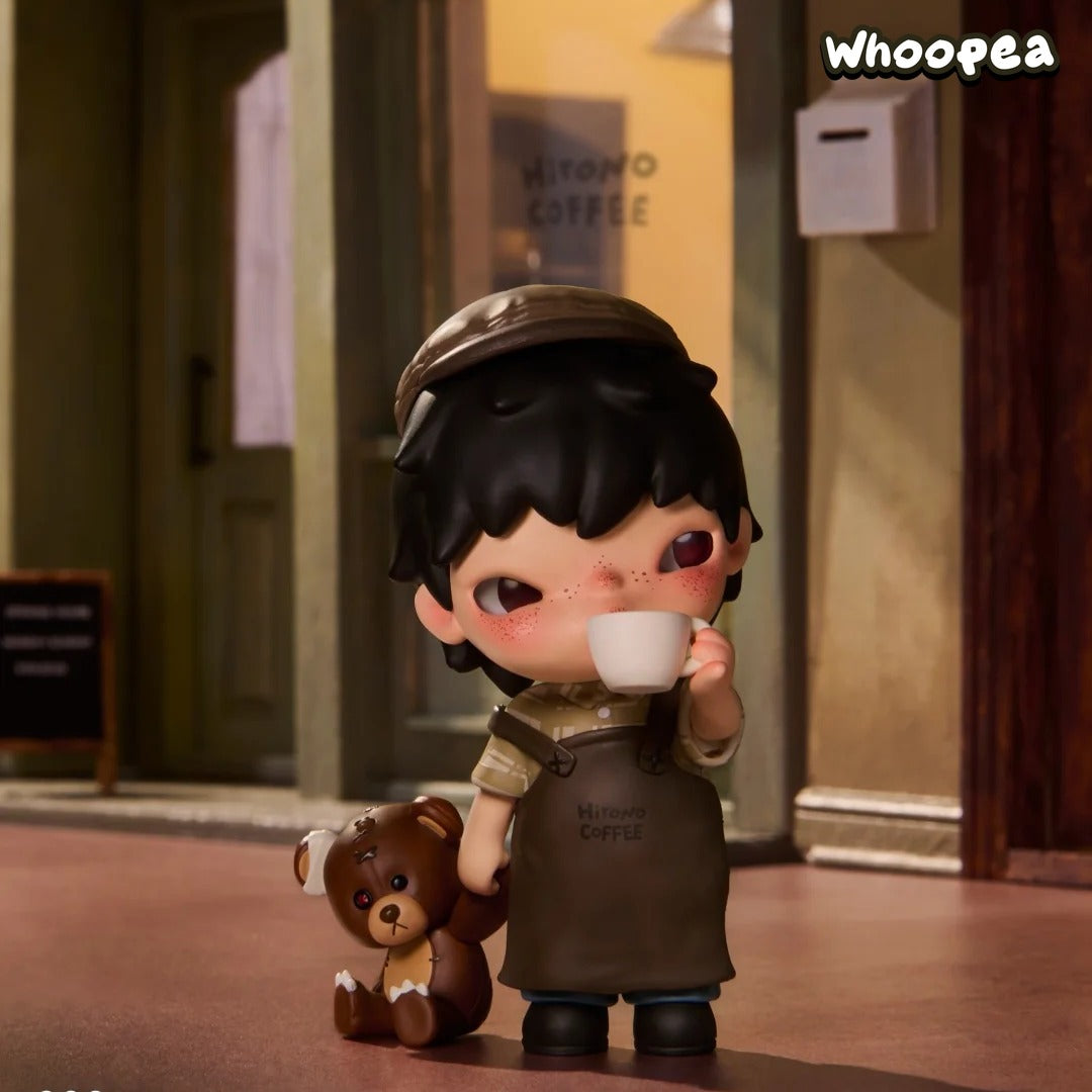 POP MART Hirono Coffee Series Figure Hanging Card