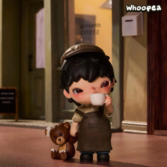 POP MART Hirono Coffee Series Figure Hanging Card