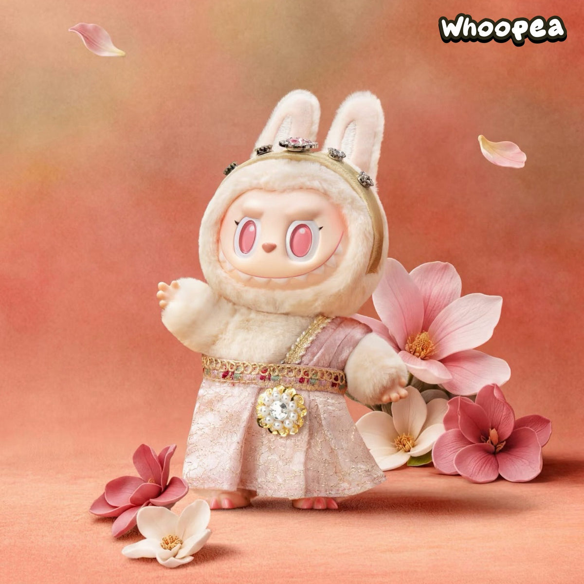 THE MONSTERS MOKOKO Blooming Wishes Thailand Exclusive Vinyl Plush Blister Pack