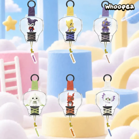MINISO x DIGIMON TAMERS Collection Wind Chime Acrylic Keychain Blind Box