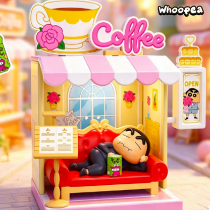 Crayon Shin-chan Kasukabe Mini Store Series Figures Blind Box