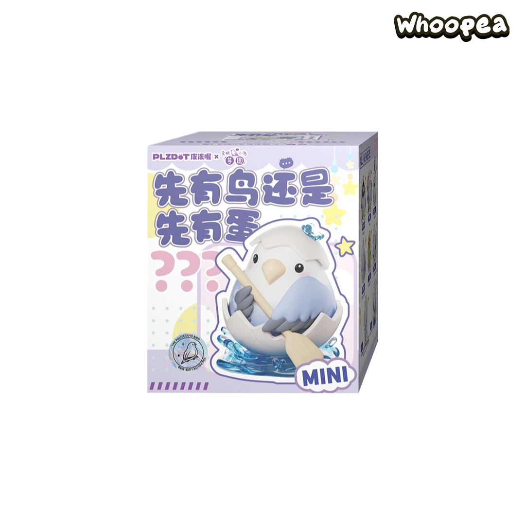 The Polite Love Bird Which Came First, The Bird Or The Egg??? Series Mini Figure Blind Box
