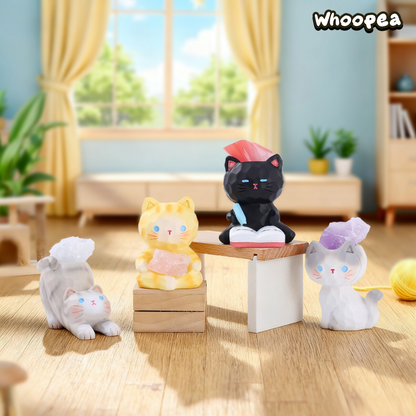 Meow And Meow Series Energy Crystal Mini Bean Blind Box