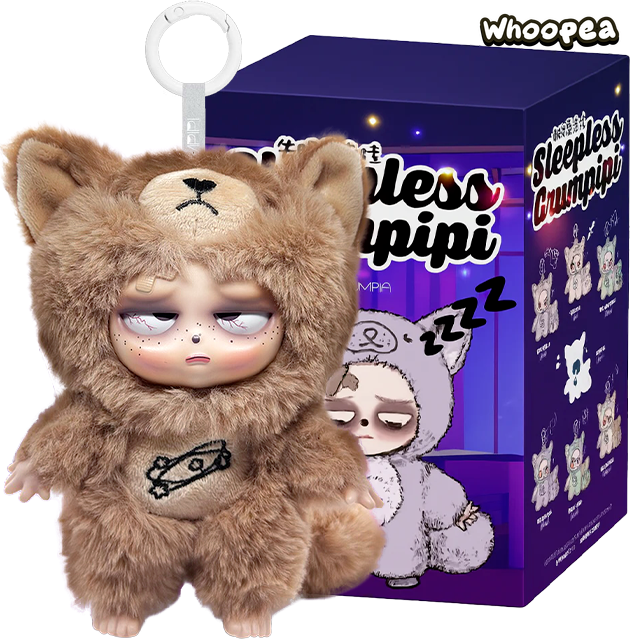 Sleepless Grumpipi Series Plush, Blind Box – WHOOPEA Sleepless Grumpipi Series Plush, Blind Box – WHOOPEA