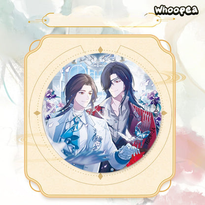 Heaven Official Blessing Silver Butterflies on Flowers Series Badge Blind Box