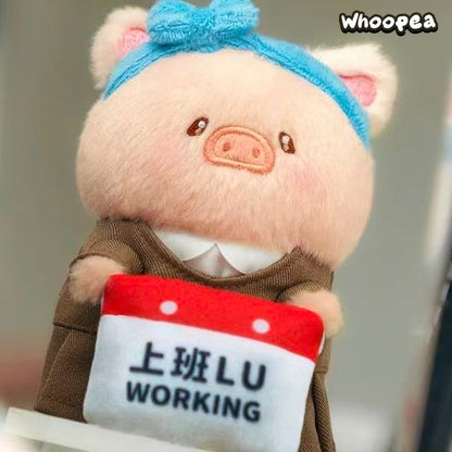 LuLu the Piggy My Workplace Partners Series Plush Pendant Blind Box