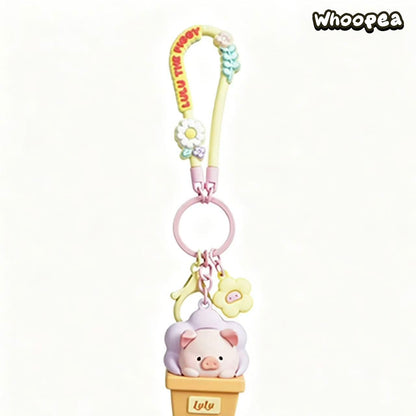 LuLu the Piggy Flower World Series Keychain Bag