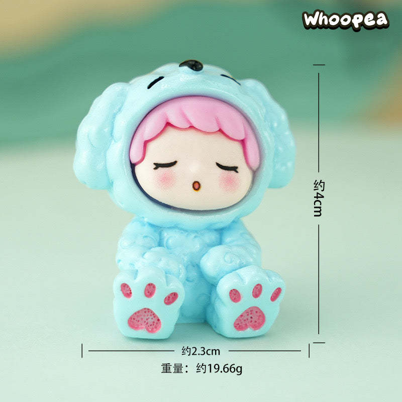 Sleeping Boy Collection, Mini Figures, 6 Colors