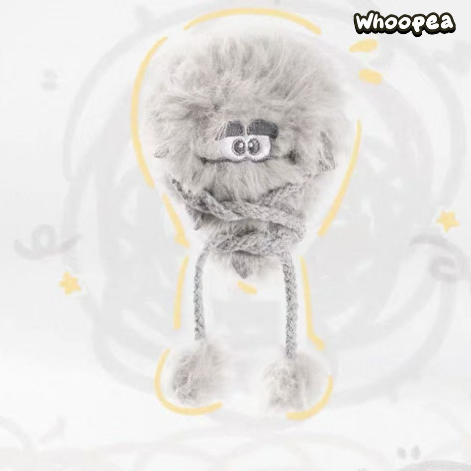 Fluffy Puff Ball Fluffy Weather Bureau Series Plush Bag Charm Blind Box