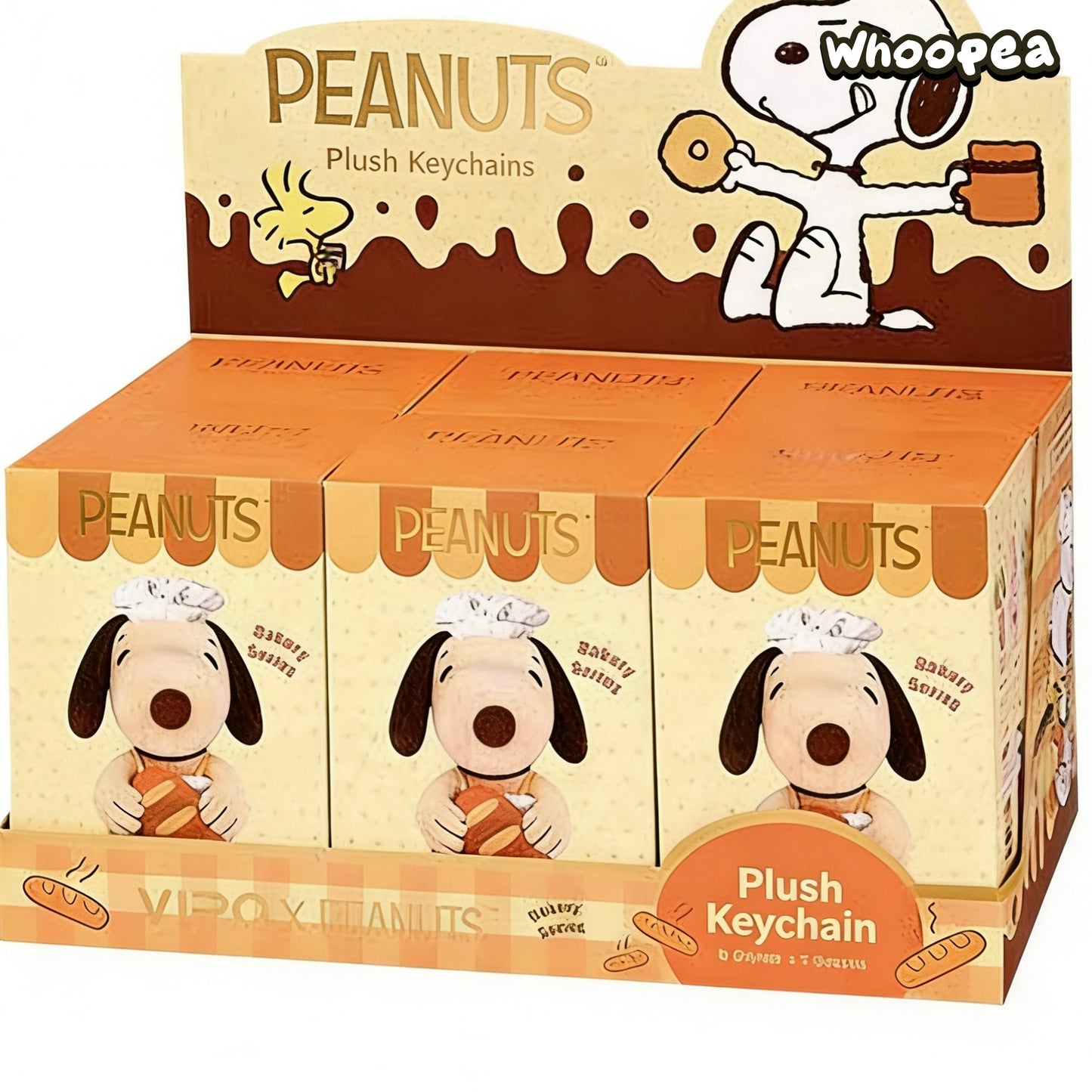 VIPO × PEANUTS Snoopy Bakery Series Plush Keychain Blind Box