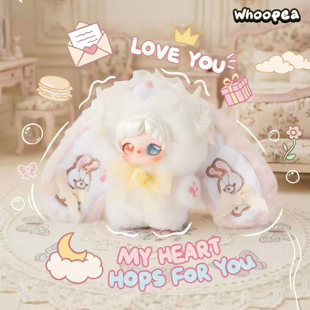 Pixie Zoey Sweet Bunny Series Plush Pendant Blind Box – WHOOPEA