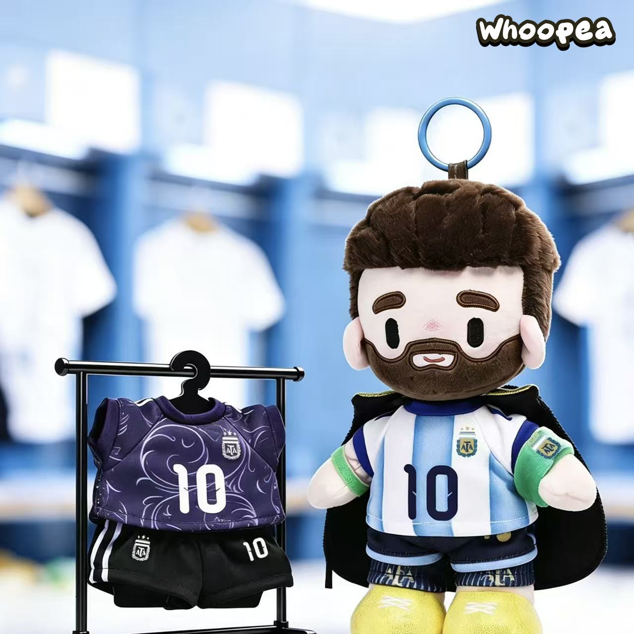World Cup Messi Argentina National Team Series Plush Pendant