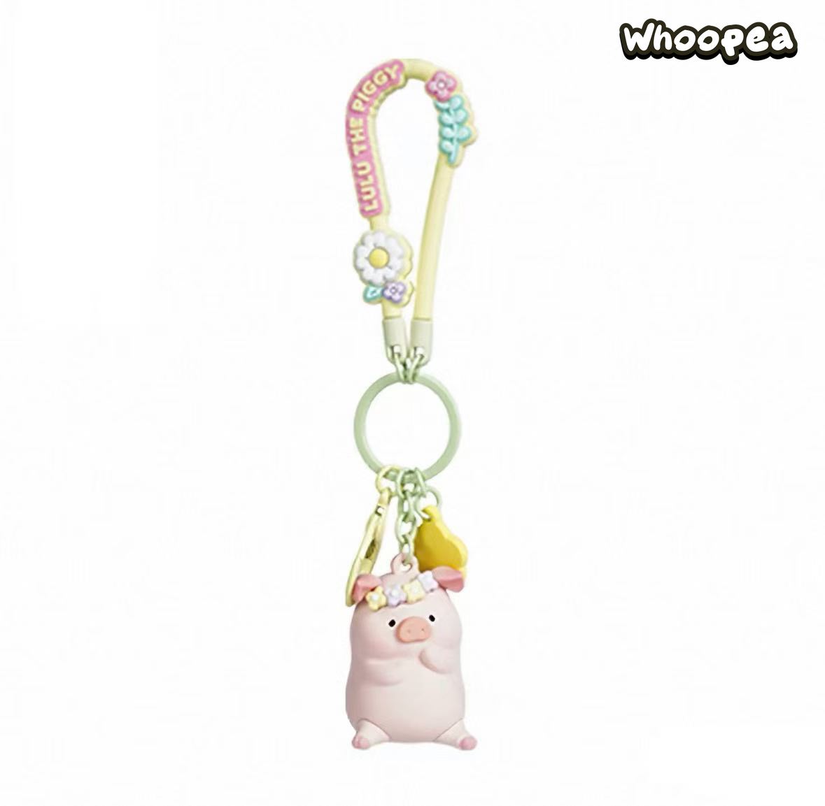 LuLu the Piggy Flower World Series Keychain Bag