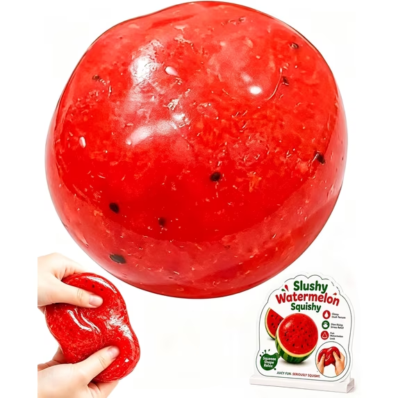 Crystal Slushy Fruit Squishy Zero Bounce Back Squishy - Sensory Fidget Toy