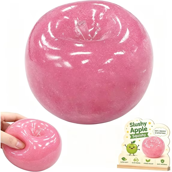 Crystal Slushy Fruit Squishy Zero Bounce Back Squishy - Sensory Fidget Toy