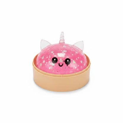 Glitter Gel‑Filled Dumpling Squishy Toys - Sensory Fidget Toy