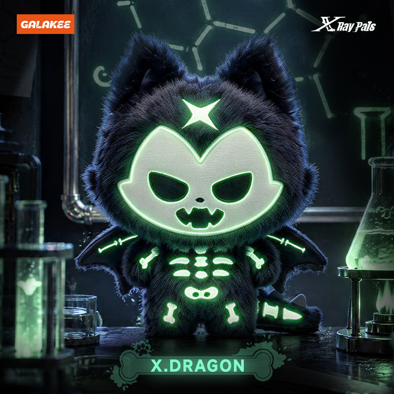 X-RAY PALS Glow in the Dark Series Plush Pendant Blind Box (PRE-ORDER)