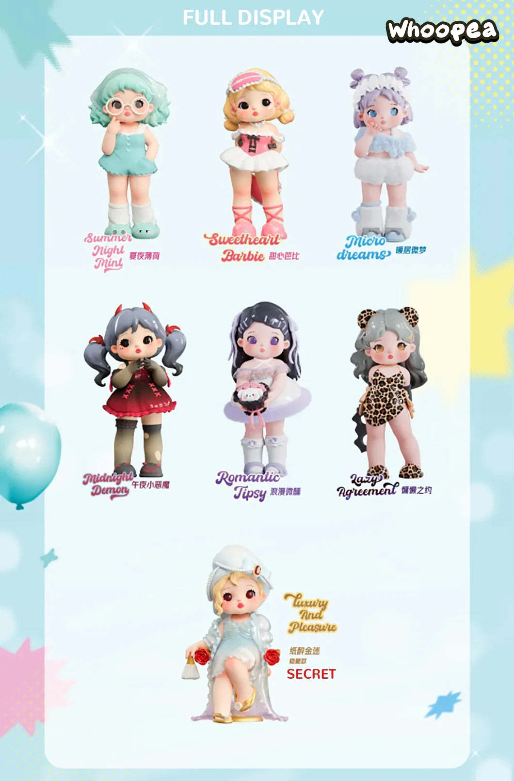 RAMY Pajamas Party Series Figures, Blind Box