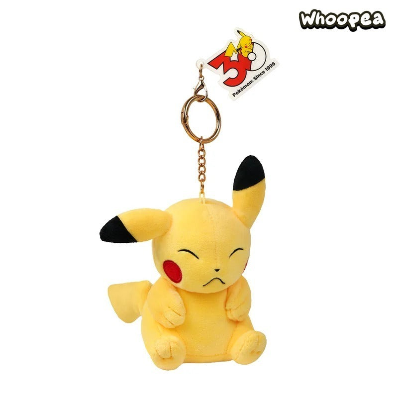 Pokémon 30th Anniversary Pikachu Expression Series Plush Charm Collection