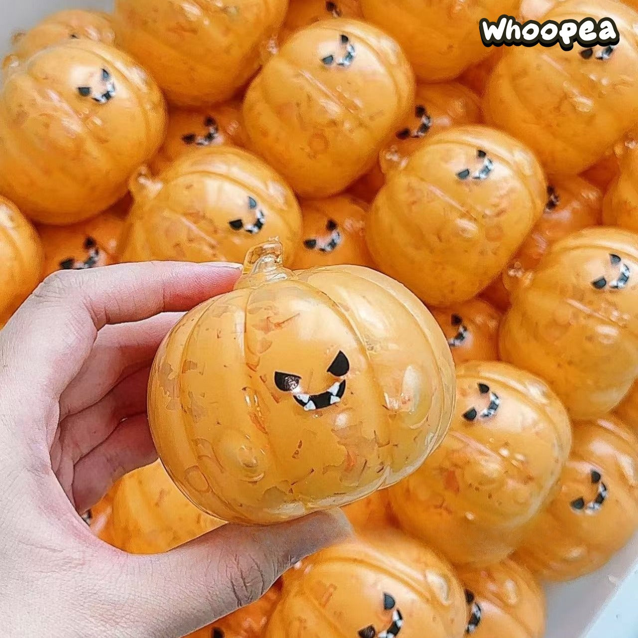 Halloween Pumpkin and Ghost Slush Crunchy Squishy - Sensory Fidget Toy