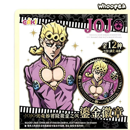 JoJo's Bizarre Adventure Golden Wind Gilt Series Badge Blind Box