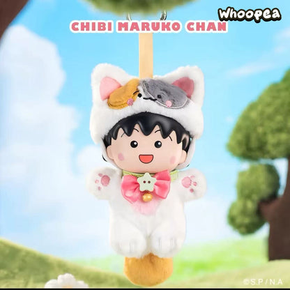 Chibi Maruko chan Meow Meow Kitty Series Plush Pendant Blind Box