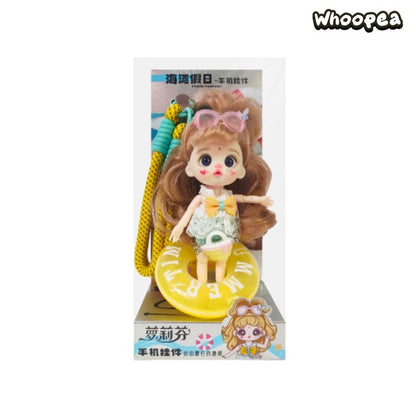 LUOLIFEN DOLL Sweet Girl Plush Phone Pendant Collection