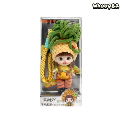 LUOLIFEN DOLL Sweet Girl Plush Phone Pendant Collection