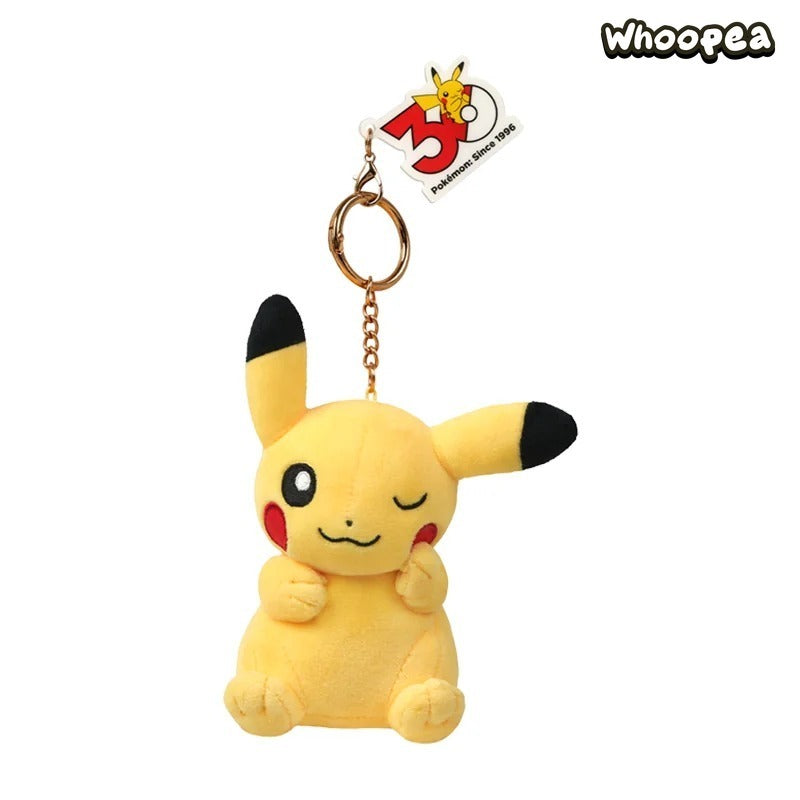 Pokémon 30th Anniversary Pikachu Expression Series Plush Charm Collection
