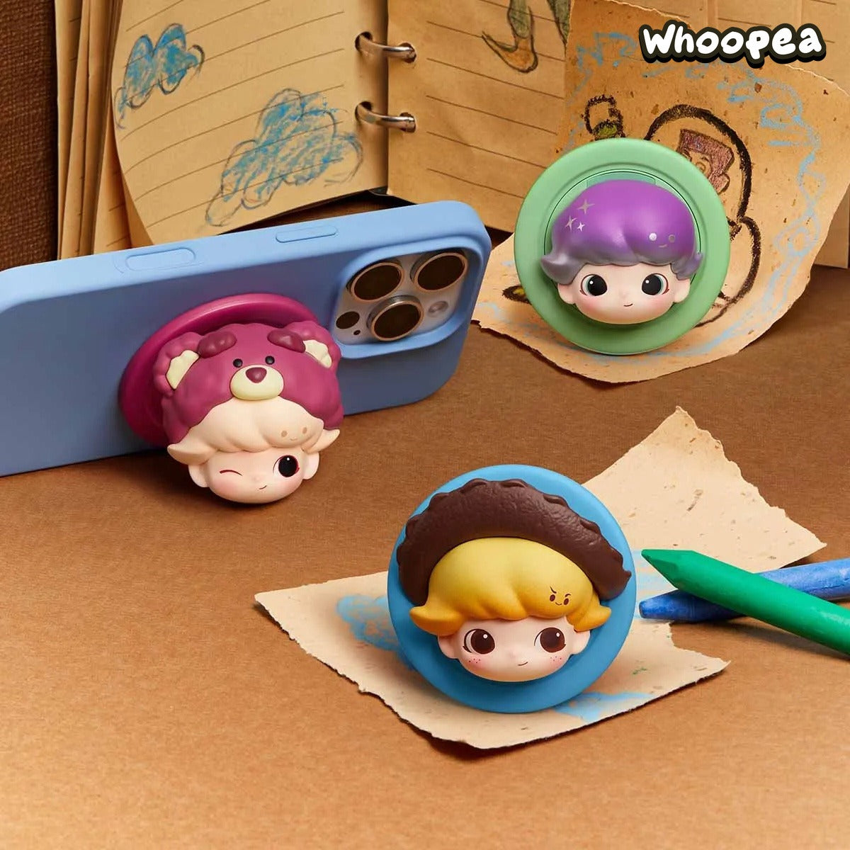POP MART DIMOO WORLD × PIXAR Series Magnetic Phone Holder Blind Box (PRE-ORDER)