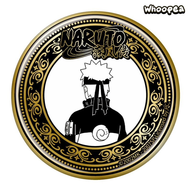 Naruto Shippuden Black, White And Gilding Series Badges Blind Bag