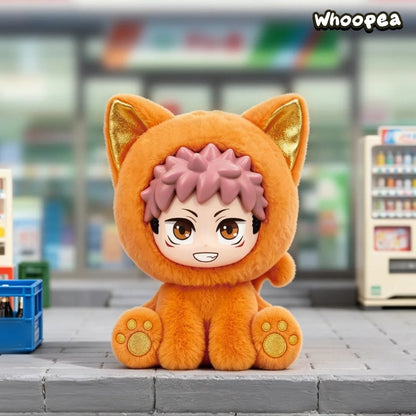 Jujutsu Kaisen Sitting Cat Party Series Plush Pendant Blind Box