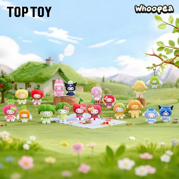 SANRI0 Characters Fruit and Vegetable Series Vinyl Keychain Pendant Blind Box